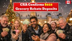 CRA Confirms $628 Grocery Rebate: Nationwide Deposits Scheduled for 26 December 2025