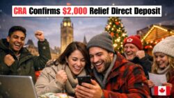 CRA $2,000 Relief Payment Update: Direct Deposit Expected on 26 December 2025, Officials Confirm