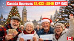 Canada Approves $1,433 CPP Plus $840 OAS for Seniors: Direct Deposit Expected on 26 December 2025